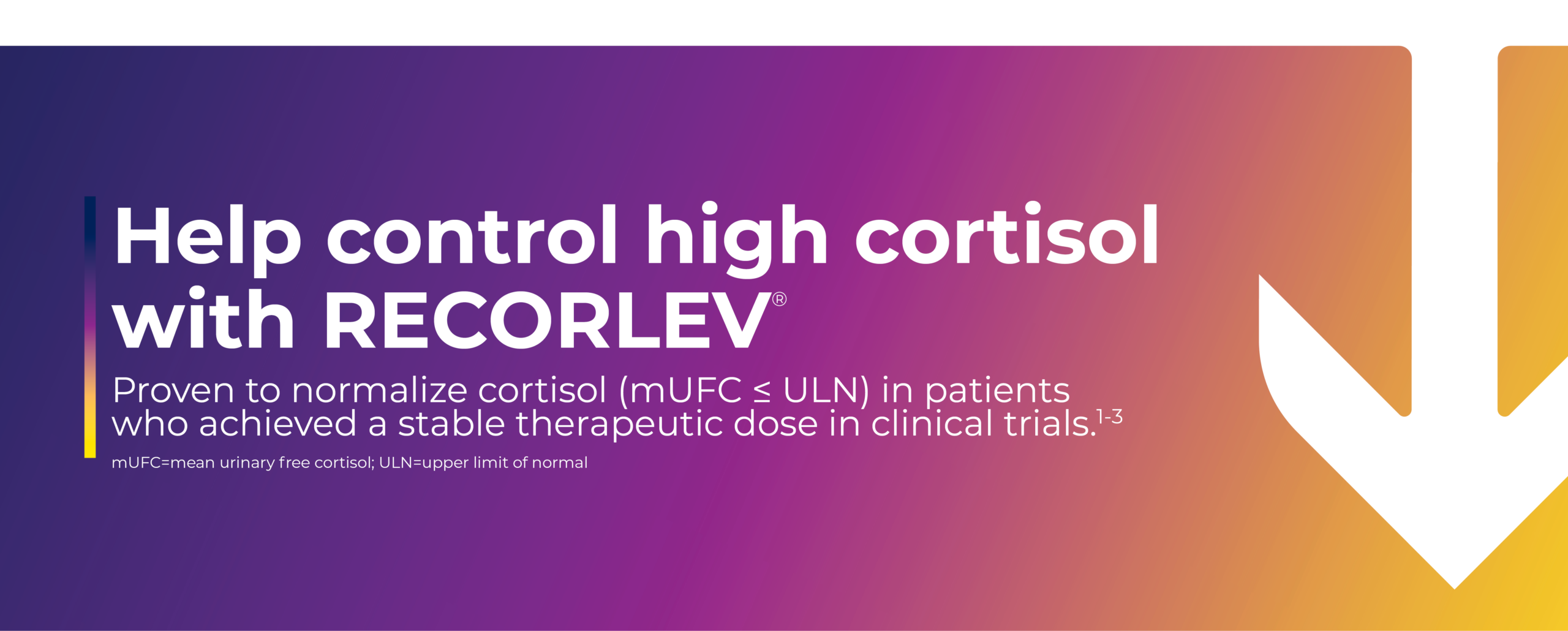 Help control high cortisol with RECORLEV